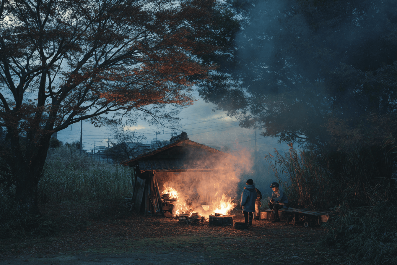 昔の火起こしの方法。古代の火起こし図鑑