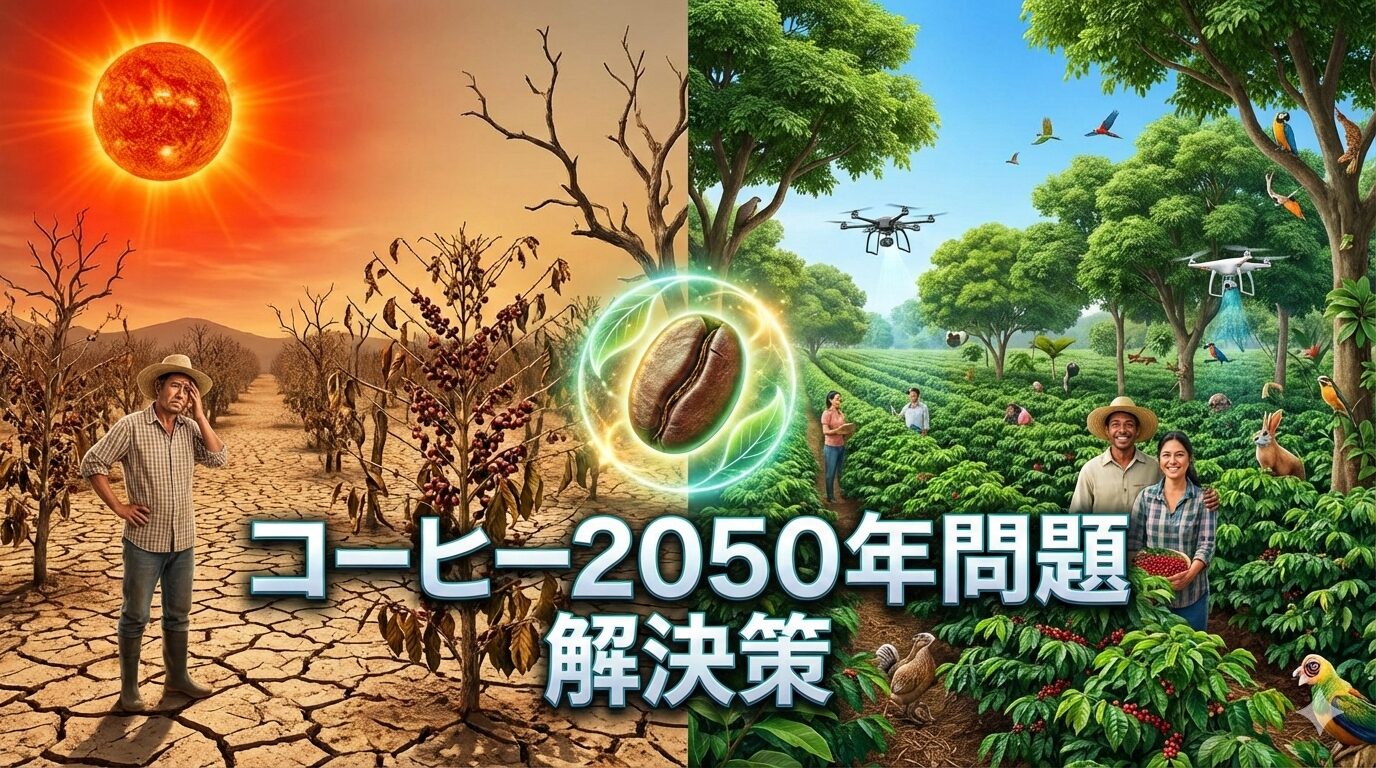 コーヒー2050年問題における、問題解決までの手順書