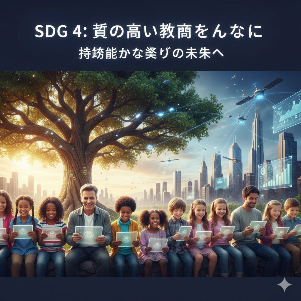 SDG 4（質の高い教育をみんなに）における、問題解決までの手順書