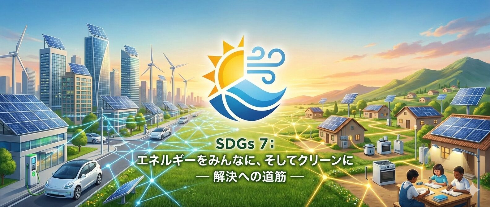 SDGs 7番（エネルギーをみんなに そしてクリーンに）における、問題解決までの手順書
