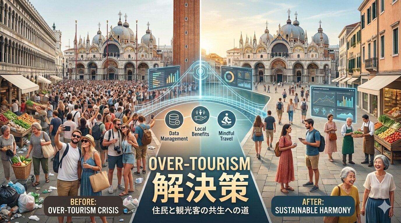 オーバーツーリズムにおける、問題解決までの手順書