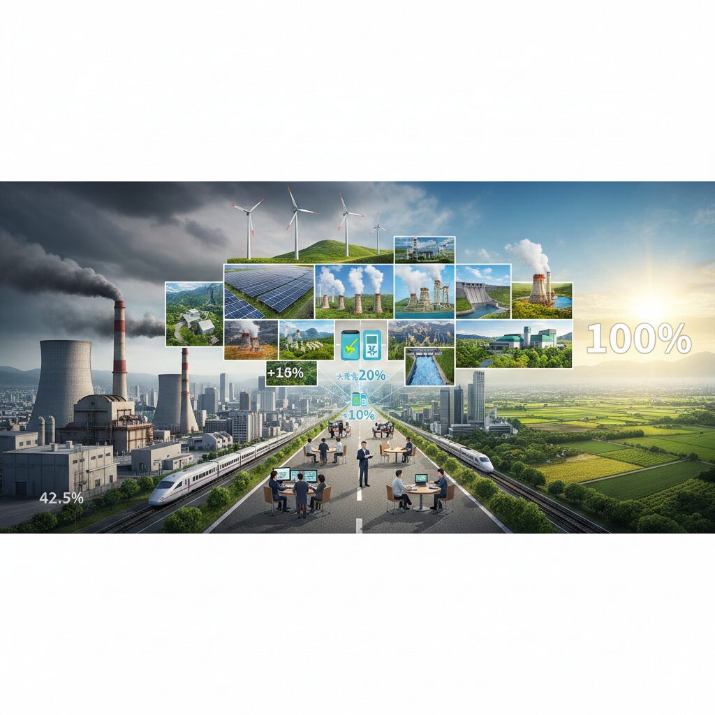 エネルギー問題における、再生可能エネルギー問題解決までの手順書