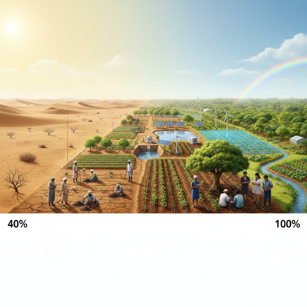 砂漠化における、問題解決までの手順書