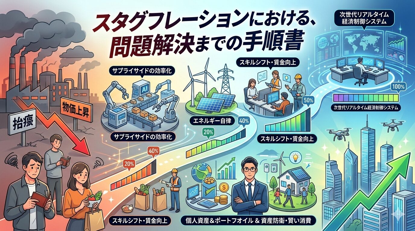スタグフレーションにおける、問題解決までの手順書