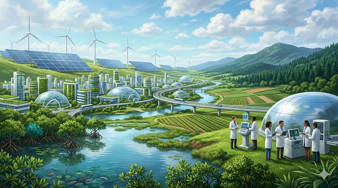 世界の地球温暖化における、問題解決までの手順書