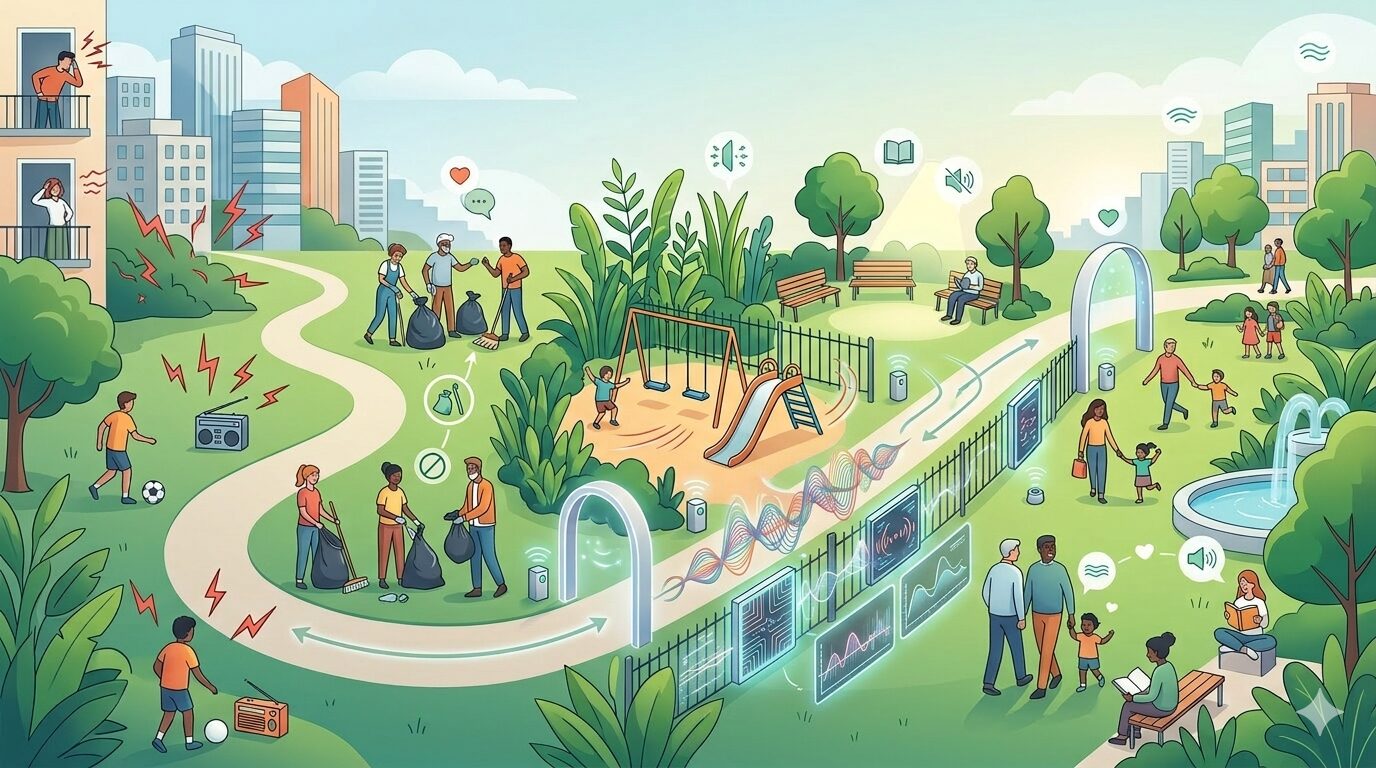 公園 騒音問題における、問題解決までの手順書