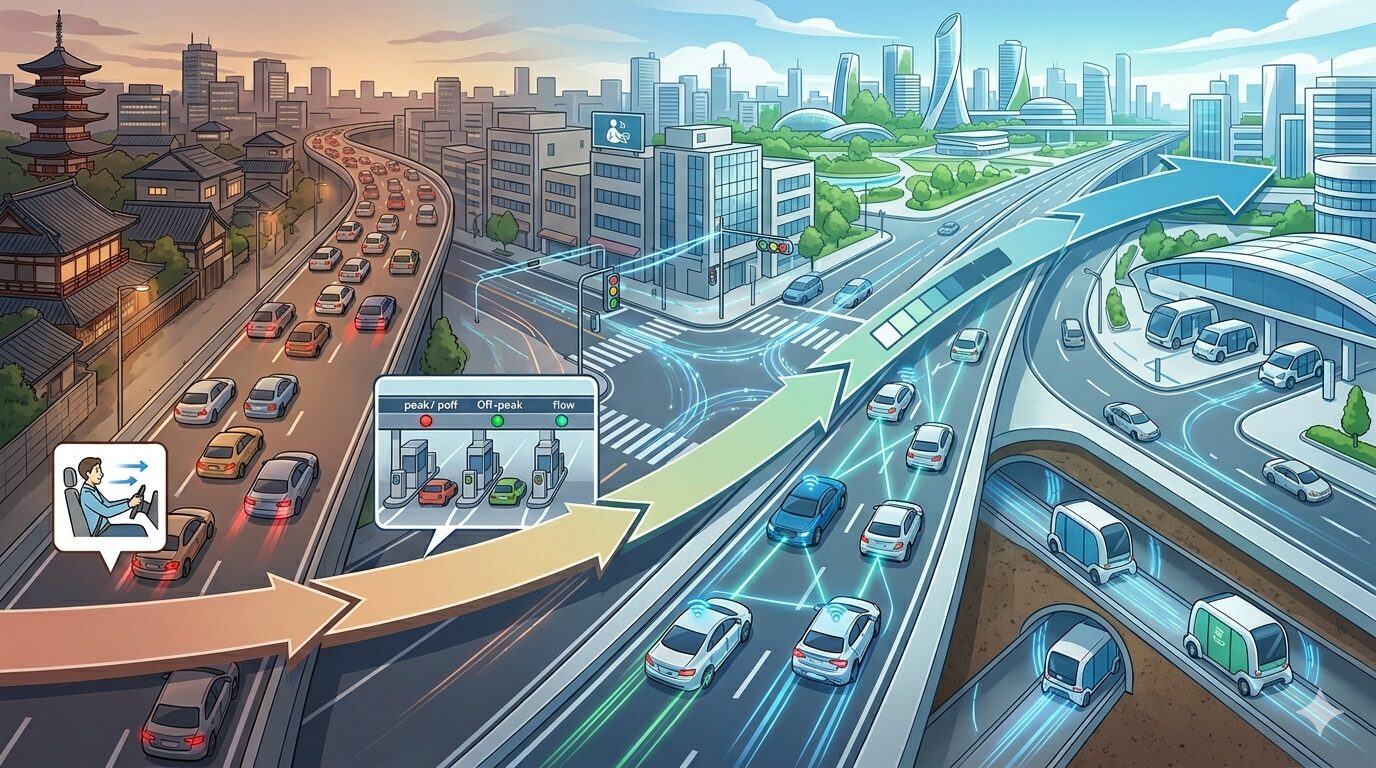 交通渋滞 解決策 日本における、問題解決までの手順書