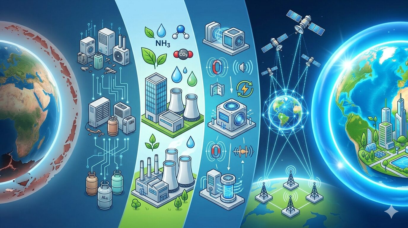 オゾン層破壊における、問題解決までの手順書
